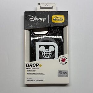 OtterBox Disney Black and Gray iPhone 15 Pro Max Case